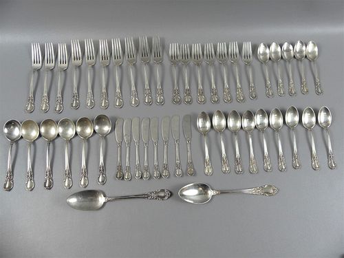 LUNT STERLING SET IN AMERICAN VICTORIANLunt 3834f9