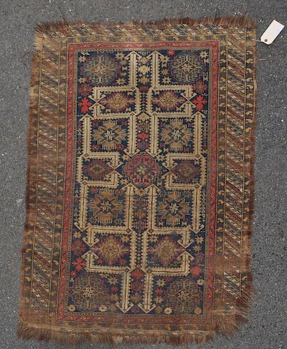 CAUCASIAN TRIBAL RUG4 7 long  3834f3