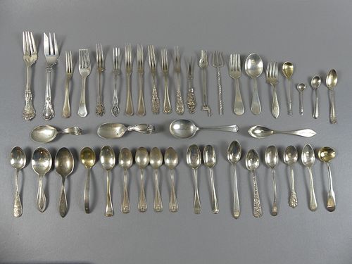 42 PIECES STERLING FLATWARELot 38351b