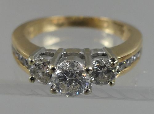 MULIT-STONE BRILLIANT DIAMOND 14K