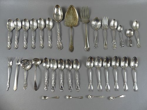 36 PIECES FANCY STERLING FLATWARELot 383533