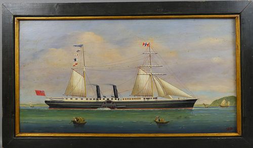 CHINESE EXPORT PAINTING - SS TUNSIN