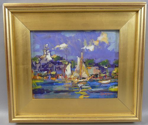 DAVID LAZARUS PAINTING NANTUCKET 3835ac