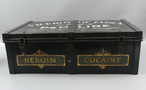 1929 SHIP MEDICAL BOX COCAINE  3835ba