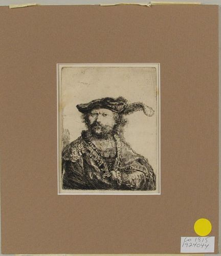 REMBRANDT HARMENSZ VAN RIJN SELF 3835bc