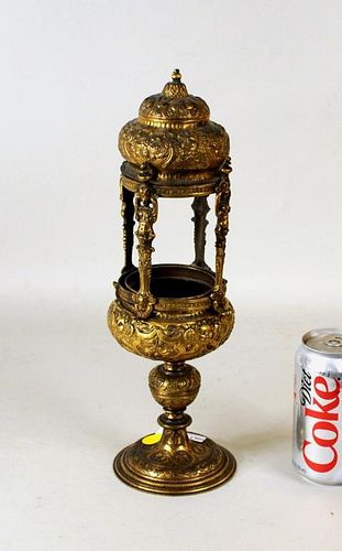 EARLY CONTINENTAL GILT REPOUSSE