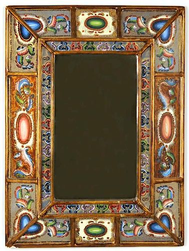 PERUVIAN BAROQUE REVERSE GLASS