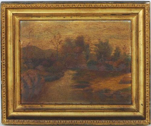 HUDSON RIVER SCHOOL SCENE OIL ACADEMY 38363a