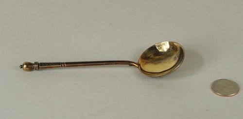 RUSSIAN SILVER GILT COMMUNION SPOONRussian 38367b