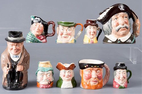 DOULTON STAFFORDSHIRE TOBY MUGS 385e43