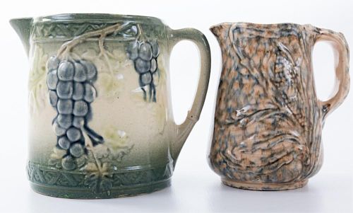 ROSEVILLE POTTERY PITCHERS PAIRTwo (2)