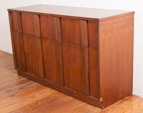 TAVERN WALNUT LAMINATE DOUBLE DRESSERMid