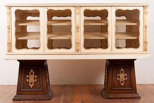 MERCANTILE DISPLAY CASE, PAINTED, TWO-SIDEDItalian