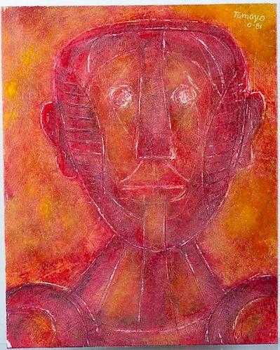 RUFINO TAMAYO MIXED MEDIA ON CANVAS 385f17