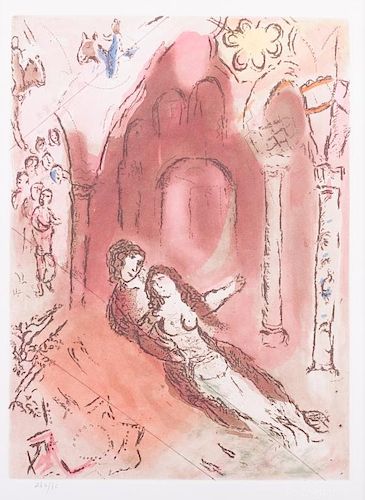MARC CHAGALL 86 266 LITHOGRAPHDepicting 385f98