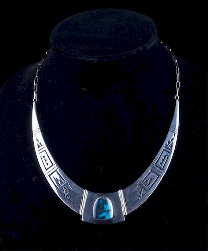 PHILBERT POSEYESVA STERLING & TURQUOISE