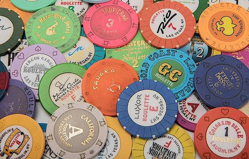 LOT OF 36 VINTAGE CASINO ROULETTE