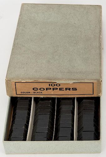 ORIGINAL BOX OF 100 BLACK FARO