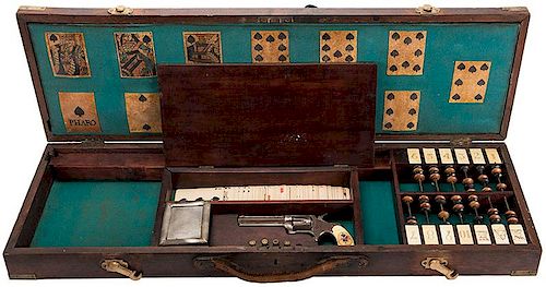 GAMBLER’S CASE WITH CARDS, FARO