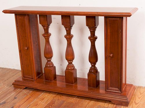 COLUMNED BANISTER STYLE CONSOLE