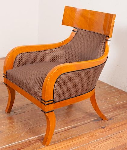 UPHOLSTERED BIEDERMEIER STYLE CHAIRContemporary 38611c