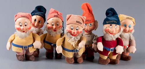 ORIGINAL DISNEY 1930S SEVEN DWARVES