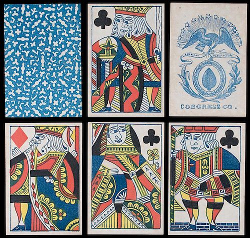 CONGRESS CO. FARO PLAYING CARDS.Congress