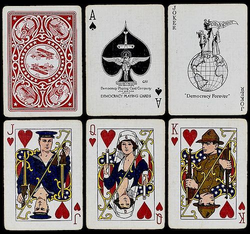 DEMOCRACY PLAYING CARD CO. PLAYING