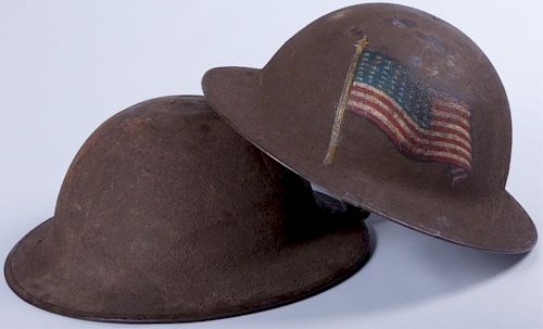 WWI AMERICAN DOUGHBOY HELMETS  3862b0