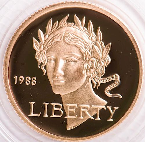 1988 OLYMPIC $5 COMMEMORATIVE COIN1988-W