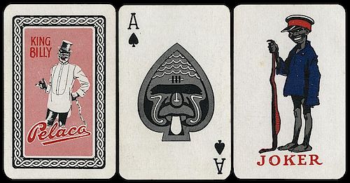 PELACA PLAYING CARDS. “KING BILLY.”Pelaca