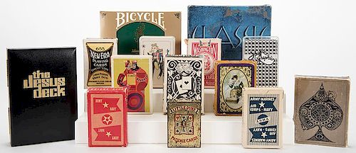 FIFTEEN VINTAGE PACKS OF PLAYING