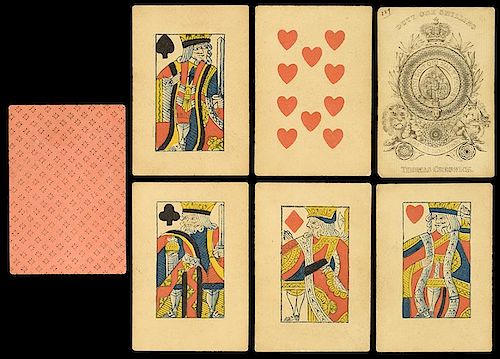 THOMAS CRESWICK PLAYING CARDS.Thomas