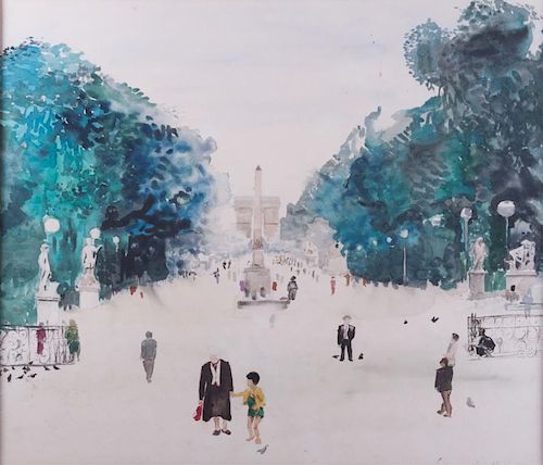 DIANNE KOPSER WATERCOLOR PARISIAN