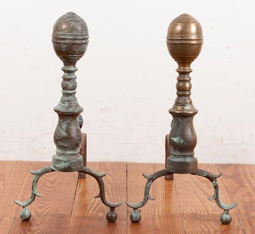 SET OF 18TH CENTURY ANDIRONSTwo 38635f