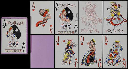 ELAINE LEWIS FONARAMA PLAYING CARDS Elaine 38635c