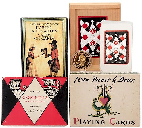 FOUR PACKS OF PLAYING CARDS Four 386390