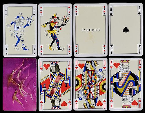 FABERGé PLAYING CARDS.Fabergé