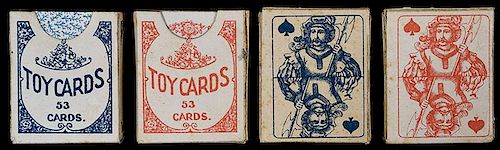 FOUR DECKS OF TOY CARDS 78 Four 3863a1