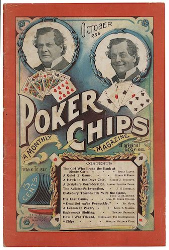 POKER CHIPS A MONTHLY MAGAZINE Poker 38643a