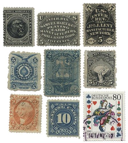 LOT OF 57 PLAYING CARD REVENUE 3864e5
