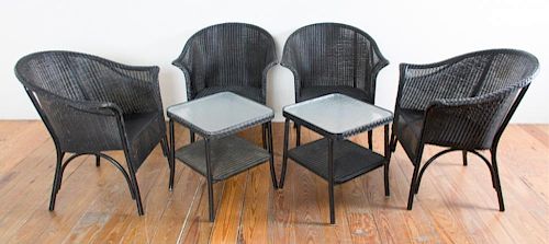 LLOYD LOOM OUTDOOR PATIO FURNITURE,