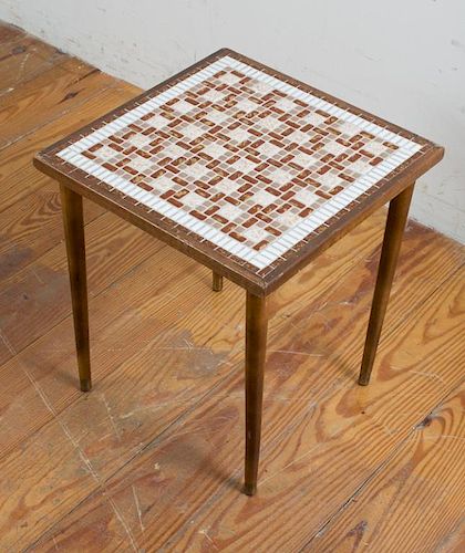 MODERN MOSAIC TILE TOP TABLEModern