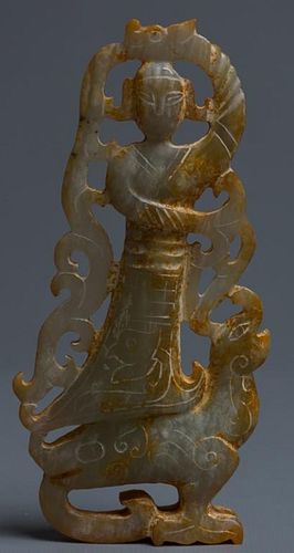 QUAN YIN GODDESS OF MERCY JADE FIGUREJade