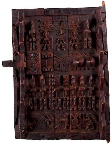 COTE D IVOIRE CARVED GRANARY DOORExotic 3865a3