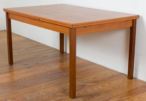 DANISH TEAK DINING TABLEMid-century