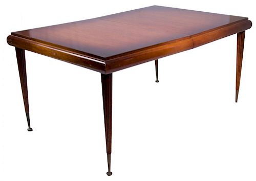 SUNBURST FINISH DINING TABLEMid-century