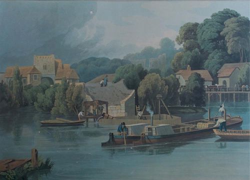 WILLIAM HAVELL "WALLINGFORD CASTLE..."