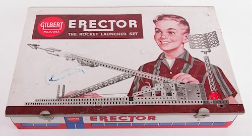 GILBERT ERECTOR ROCKET LAUNCHER 38663a