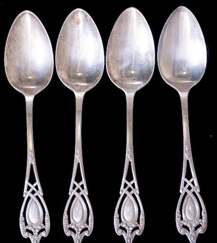 MONTICELLO LUNT SILVERSMITHS SPOONS,